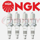 NGK 6637 BPR6EIX Iridium IX Spark Plugs 4 PC