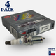 4 Pack NGK 3657 Laser Iridium Spark Plugs IZFR5K11