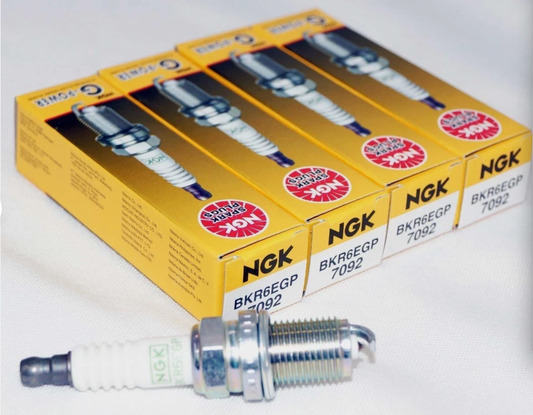 NGK 7092 G-Power Platinum Alloy Spark Plugs BKR6EGP - 4 PCS