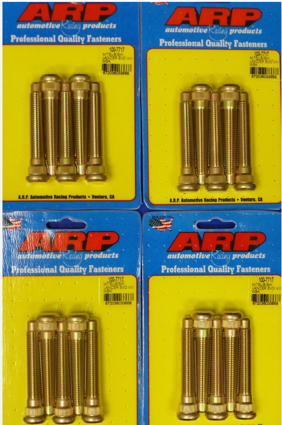 ARP 100-7717 Extended Wheel Stud Kit Lancer Evo 8 9 Eclipse set 20 pcs M12x1.5
