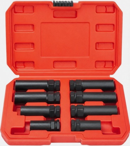 6 Spline & 7 Spline Lug Nut Socket Set, Drive Wheel Lock Key,Locking Nut Removal