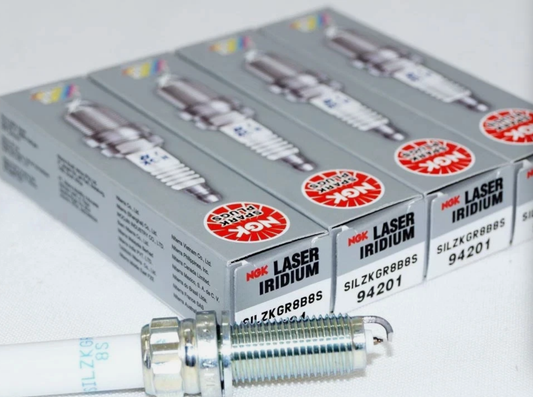 Set of 4 Genuine NGK 94201 SILZKGR8B8S Laser Iridium Spark Plugs