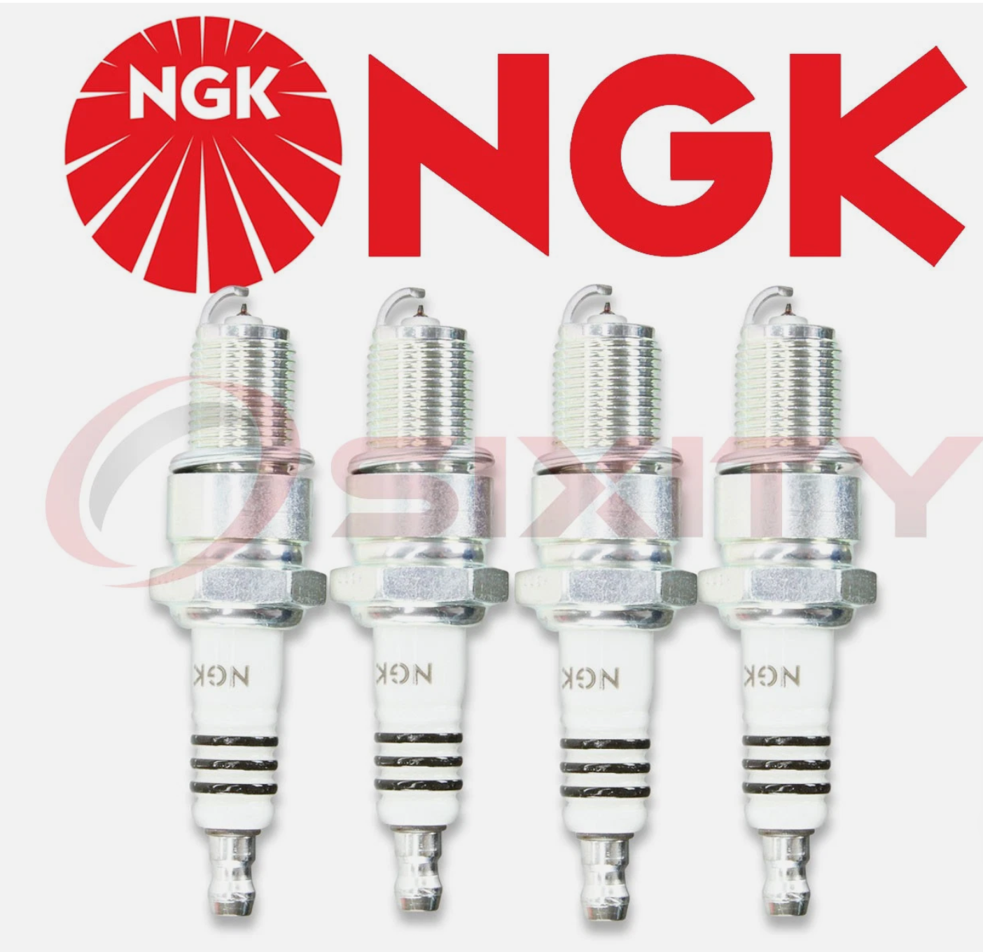 NGK 6637 BPR6EIX Iridium IX Spark Plugs 4 PC