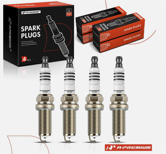 A-Premium 4x Iridium & Platinum Spark Plugs for Toyota Camry RAV4 Nissan Jeep