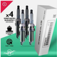 4PC Genuine Part# 22401AA781 New SILZKAR7B11 Spark Plug Fits For Subaru NGK JP