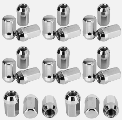 24pc Wheel Lug Nuts 14x1.5 for Chevy GMC Sierra Cadillac Buick Jeep 9596070