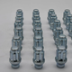 Set 24 ET Spline Lug Nut Kit Zinc 12mm x 1.5 1.4" Tall M12x1.5 Extended Thread