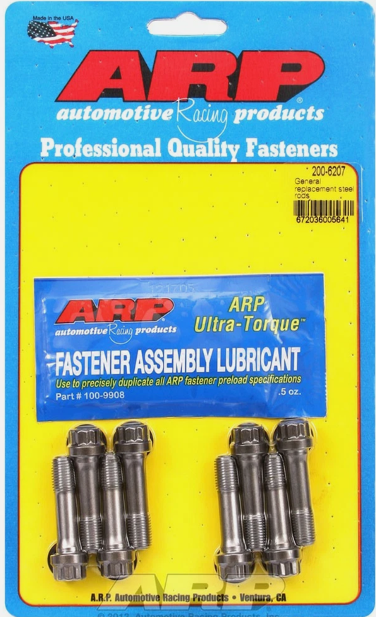 ARP Connecting Rod Bolt Set 200-6207; 3/8 x 1.5 in. 12pt Cap Screw ARP 2000 8pcs