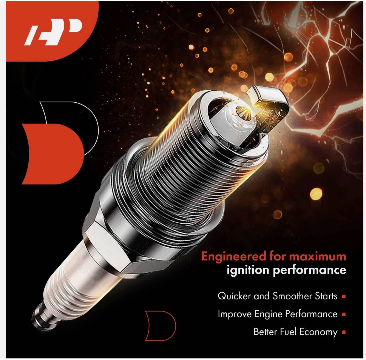 A-Premium 6x Iridium & Platinum Spark Plugs for Honda Accord 2008-2017 Ram 1500
