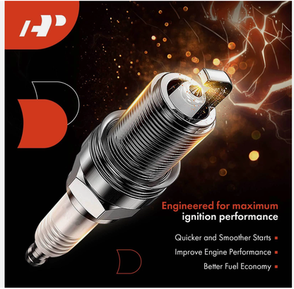 A-Premium 6x Iridium & Platinum Spark Plugs for Honda Accord 2008-2017 Ram 1500