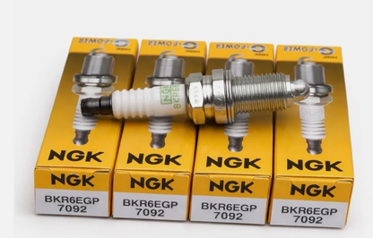 NGK 7092 G-Power Platinum Alloy Spark Plugs BKR6EGP - 4 PCS